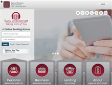 Tablet Screenshot of bankofbotetourt.com